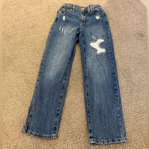 Stylish Blue Distressed Jeans